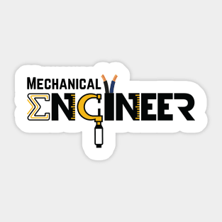 Mechanical Engineer Sticker